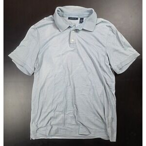 Perry Ellis Blue Collard Polo Men's Size Large